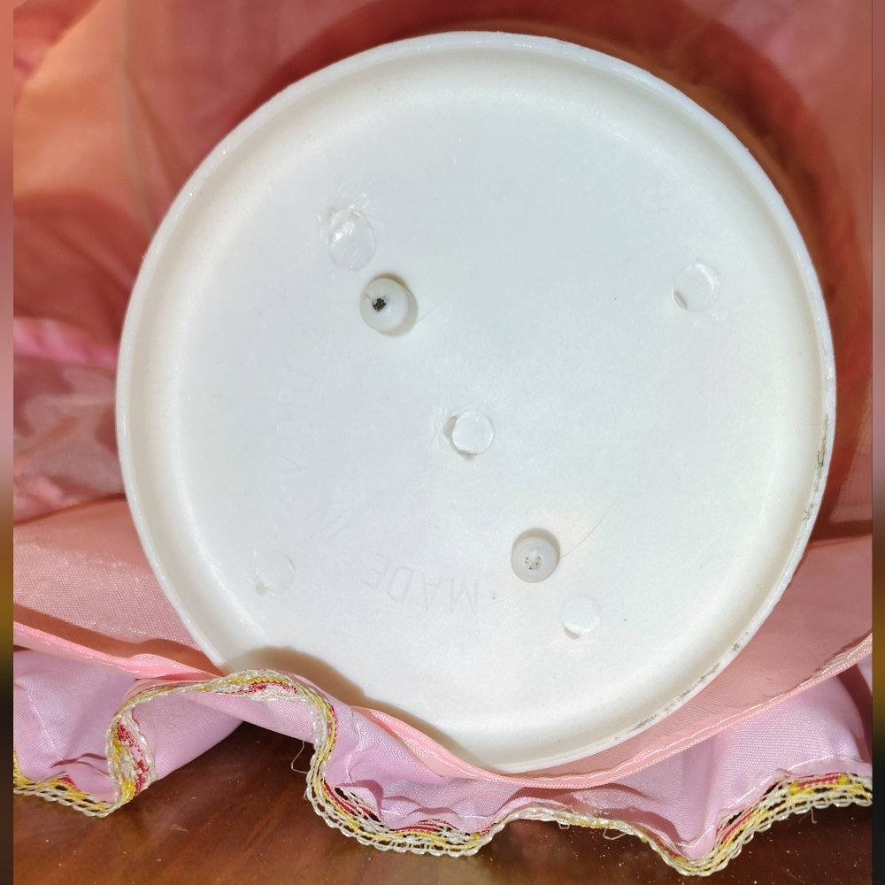 Vintage Big Eyed Bradley Doll 16" Green Eyes Pink Dress & Umbrella Korea - Picture 8 of 16